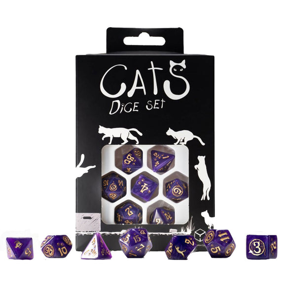 Q Workshop Cats Dice Set 7pcs