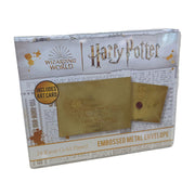 Default Title Harry Potter 24 Karat Gold Plated Embossed Metal Envelope