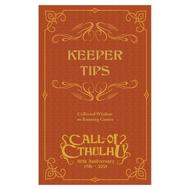 Call of Cthulhu Keeper Tips Collected Wisdom Book
