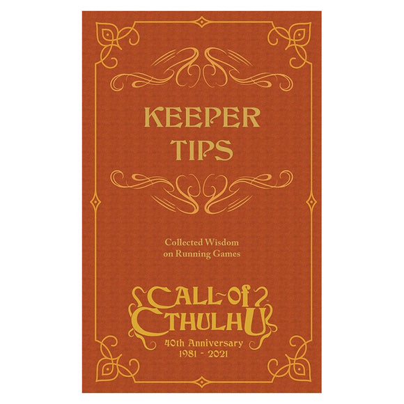 Call of Cthulhu Keeper Tips Collected Wisdom Book