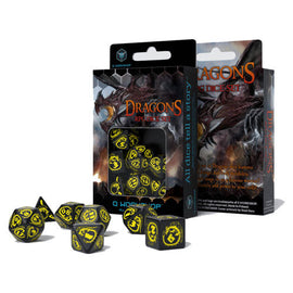 Q Workshop Dragons RPG Dice (Set of 7) - 0