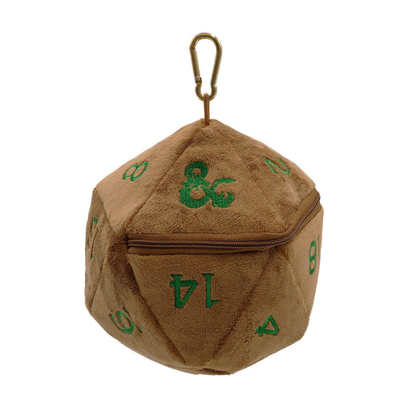 Ultra Pro D&D D20 Feywild Copper and Green Plush Dice Bag
