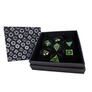 LPG Metal RPG Serif Dice Set-6