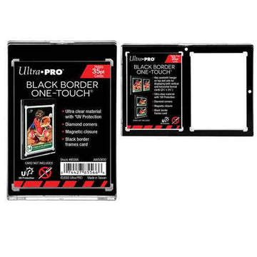 Ultra Pro 35PT Black Border UV ONE-TOUCH Magnetic Holder