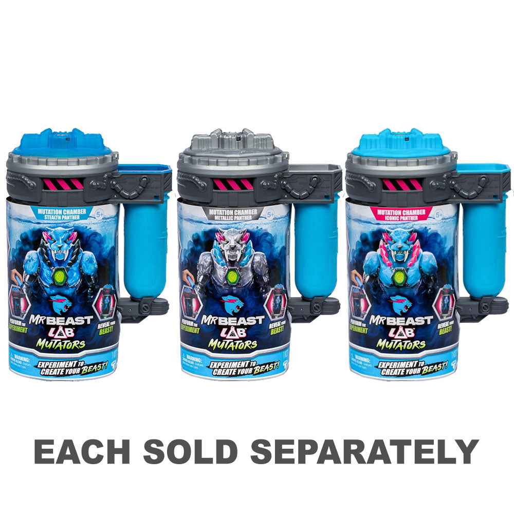 Mr Beast Lab Mutators W1 Mech Mutation Chamber Panther Figure ...
