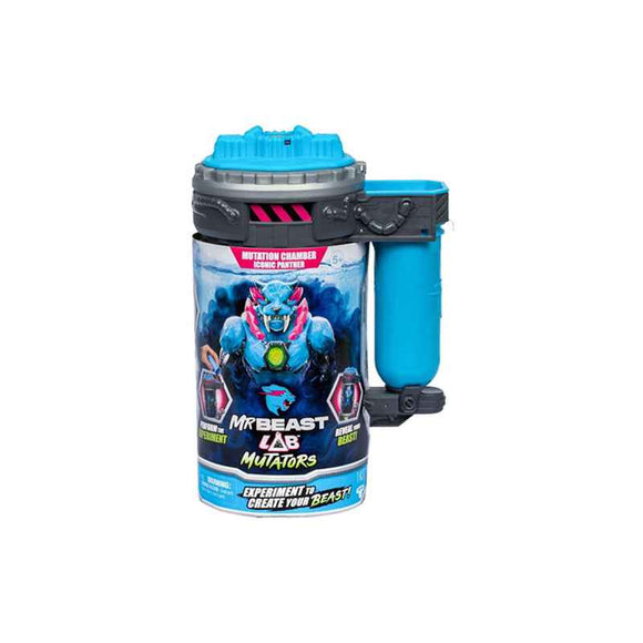 Mr Beast Lab Mutators W1 Mech Mutation Chamber Panther Figure
