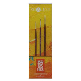 Scale 75 Weathering Brushes (Pack of 3)