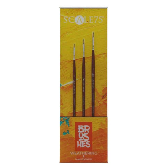 Scale 75 Weathering Brushes (Pack of 3)