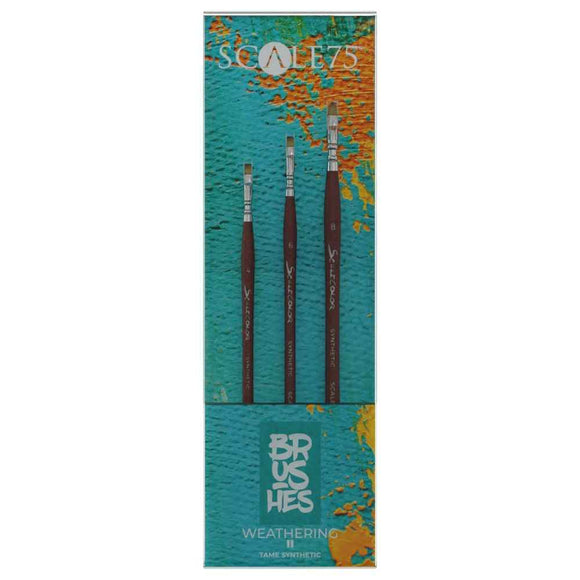 Scale 75 Weathering Brushes (Pack of 3)