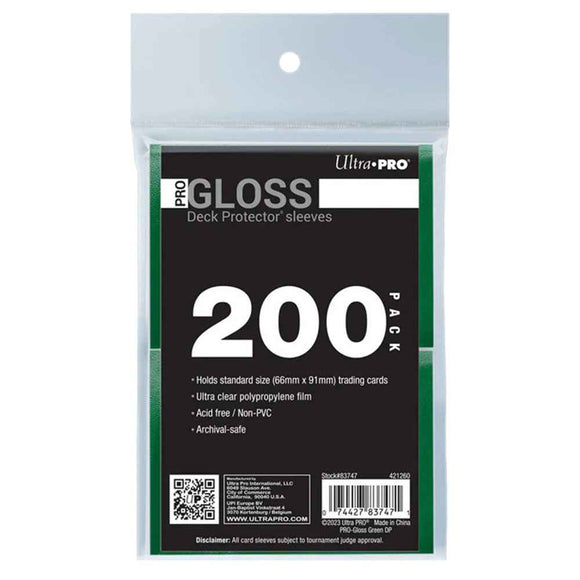 Ultra Pro PRO-Gloss Standard Deck Protector Sleeves 200pcs