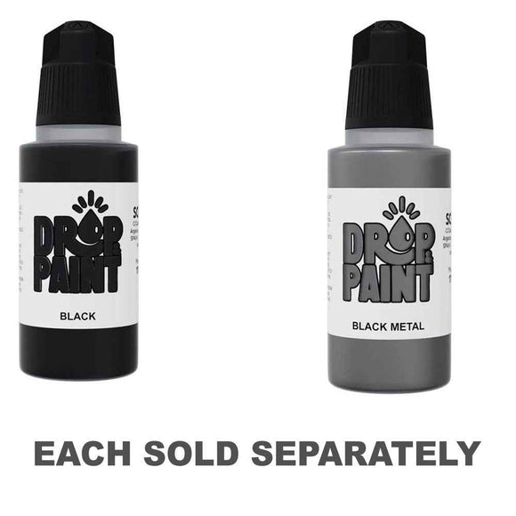 Scale 75 Drop and Paints Acrylic Paint 17mL (Black)