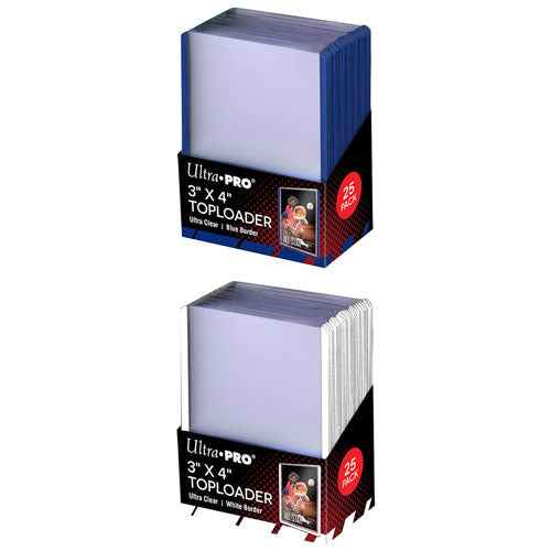 Ultra Pro Coloured Border Toploader Card Holder 25pcs (3x4in)