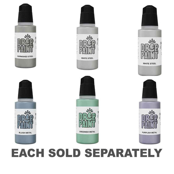 Scale 75 Drop and Paints Acrylic Paint 17mL (Steel)
