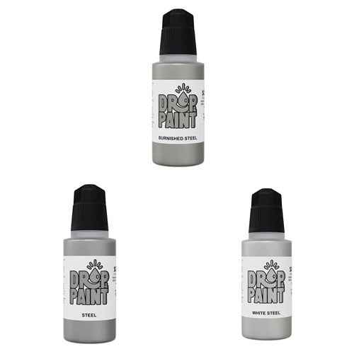 Scale 75 Drop and Paints Acrylic Paint 17mL (Steel)