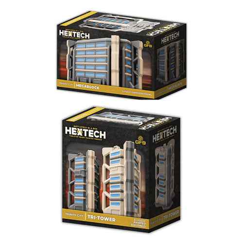 Hextech Trinity City Terrain Model