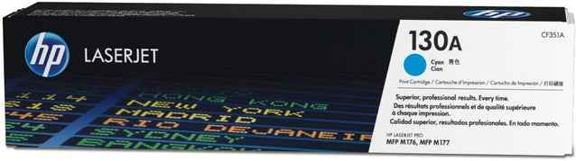 HP 130A original Toner cartridge CF351A cyan standard capacity 1.000 pages 1-pack