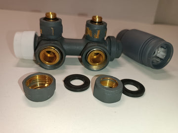 Ecost customer return WITENNOCK Multiblock Set for Radiators, Centre Connection, Fitting, Hub Dista