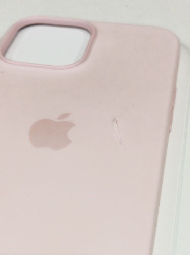 Coque apple en silicone avec magsafe pour iphone 13 pro max - rose citron