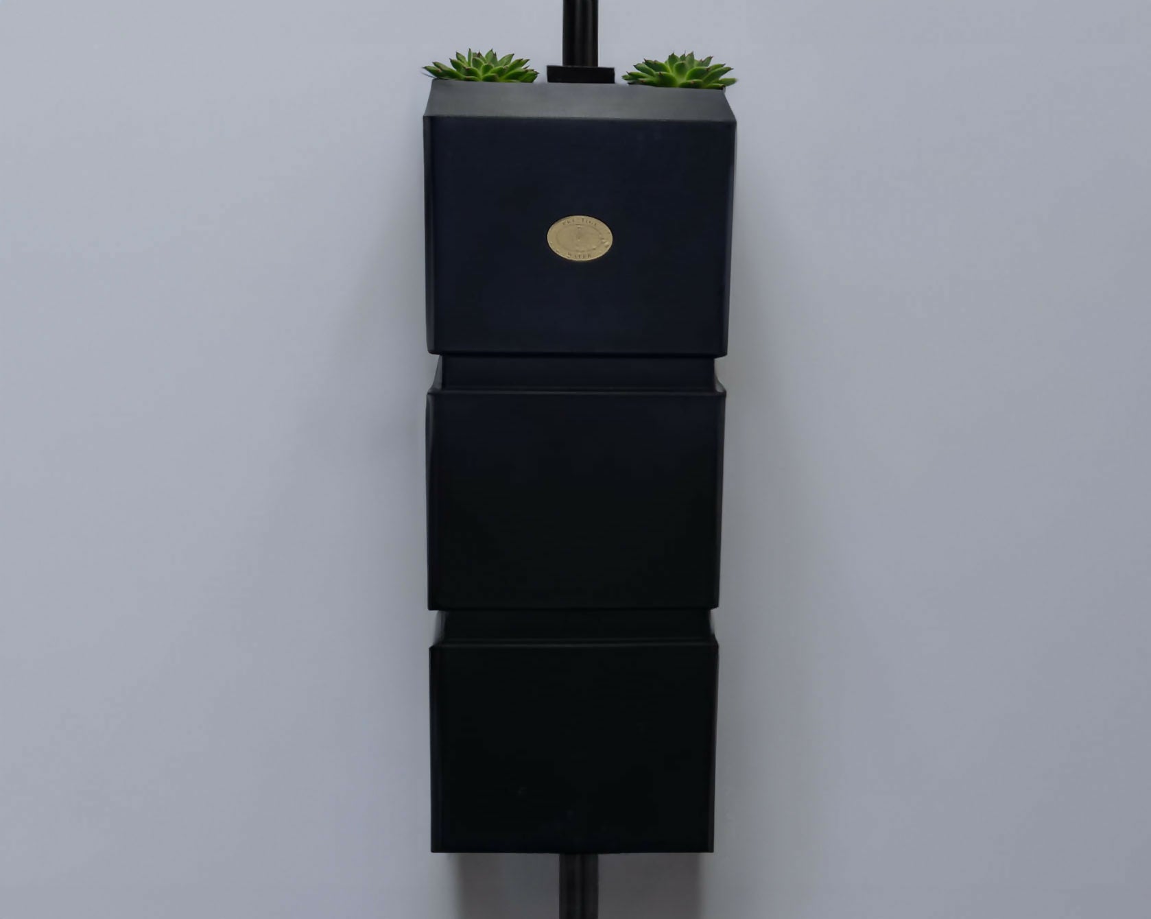 Prestige water  amsterdam gris  100l  récupérateur d'eau de pluie