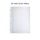 AD Class PUNCHED POCKET Orange Peel A5 40 micr., pouch 100 pcs