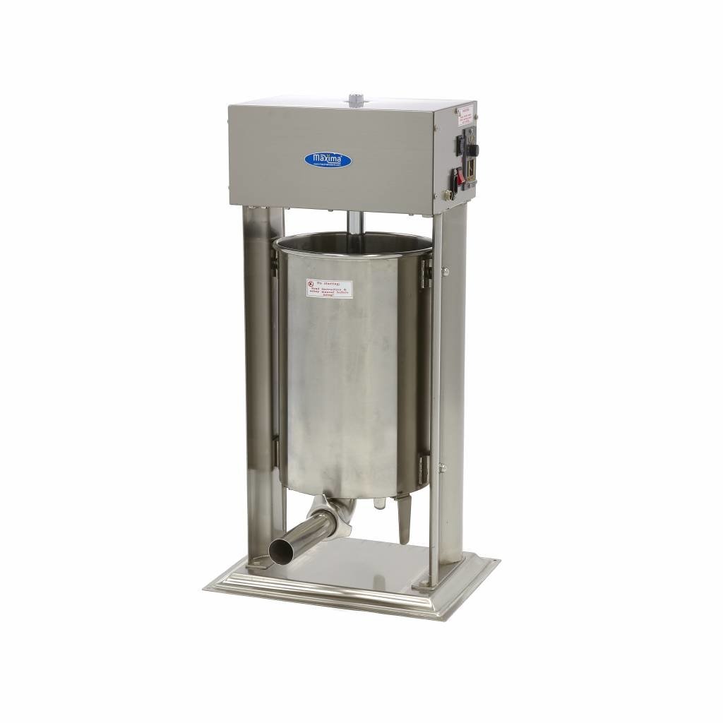 Automatique Remplissage de Saucisse 20L - Vertical - Inox - 4 Tubes - clicktofournisseur.com