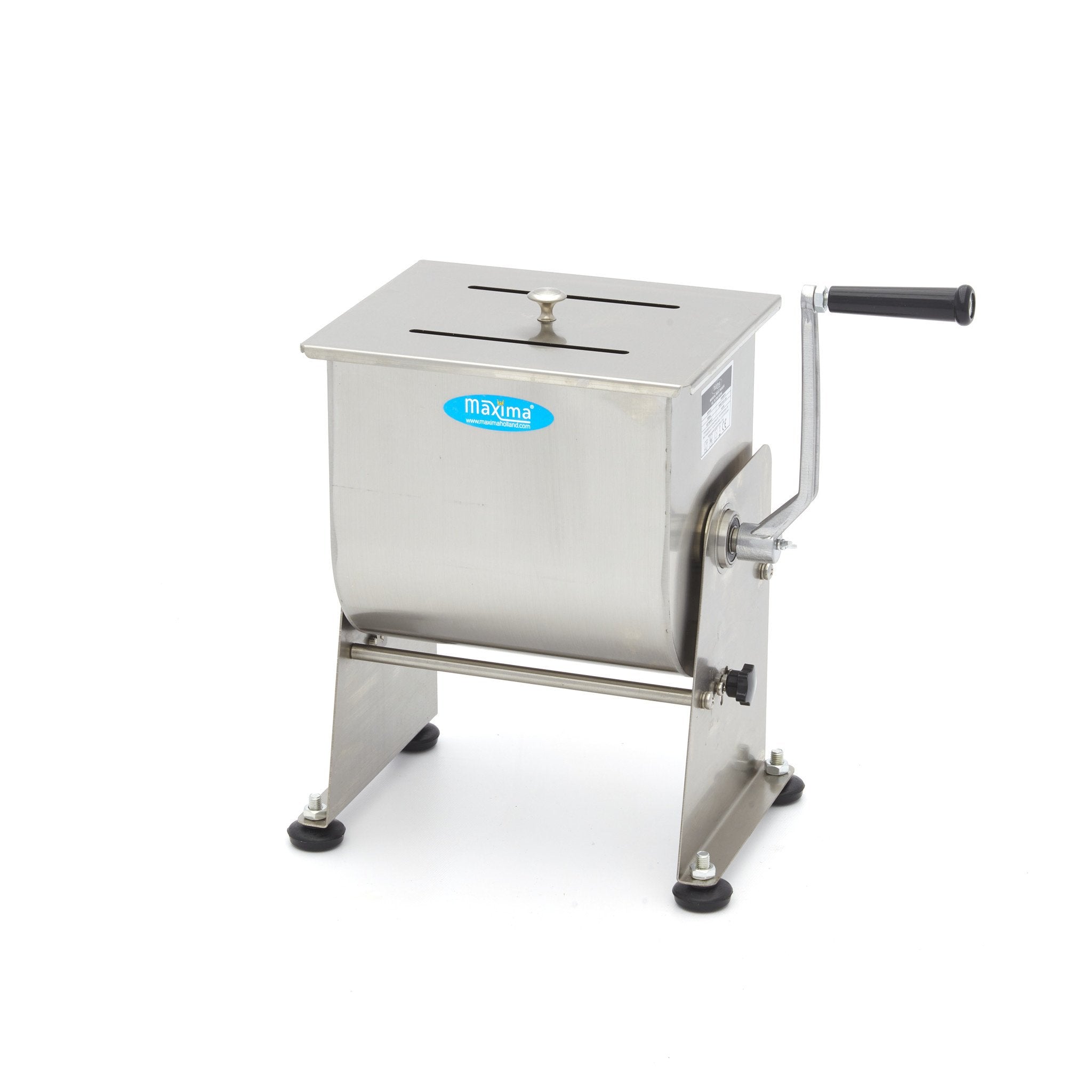Mélangeur Boucherie Manuel 10 L - capacité 7,5 kg - cuve inclinable - clicktofournisseur.com
