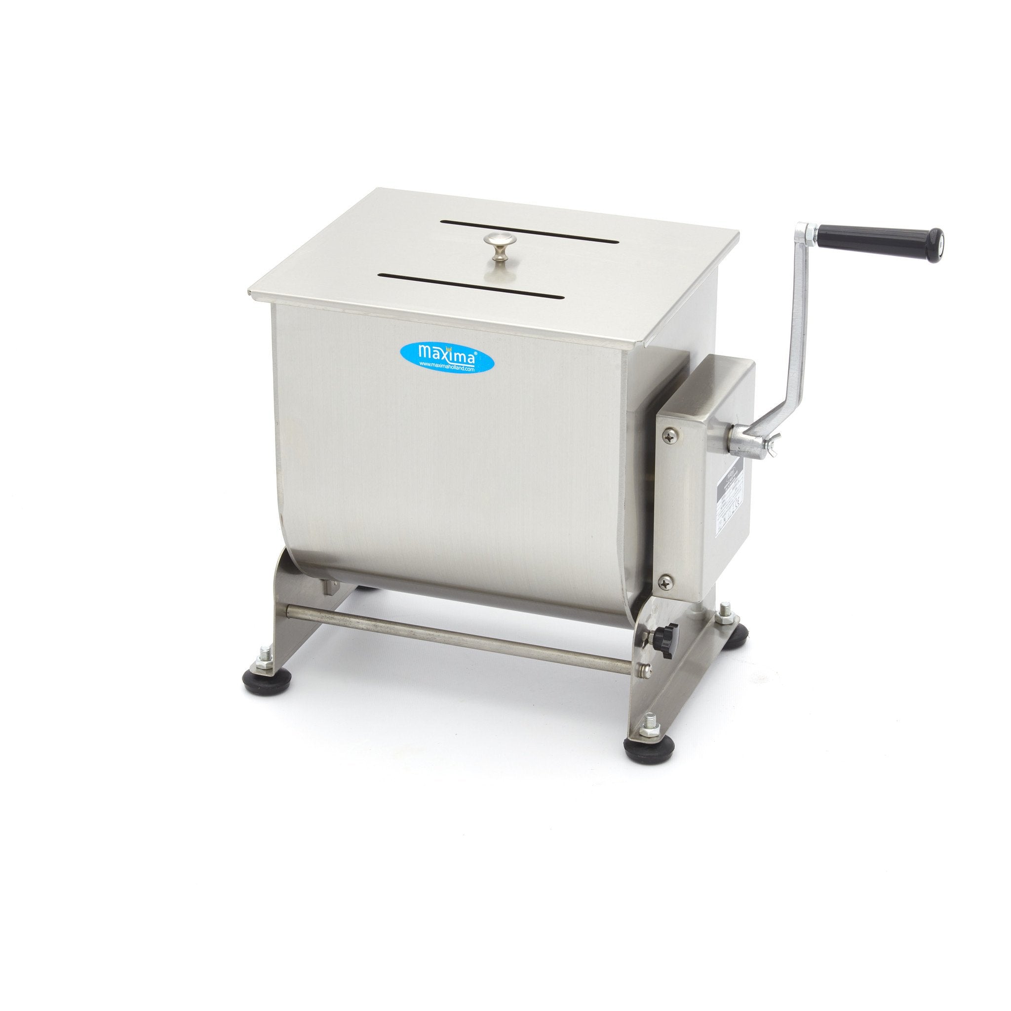 Mélangeur Boucherie Manuel 20 L - Capacité 16 kg - Cuve Inclinable - clicktofournisseur.com