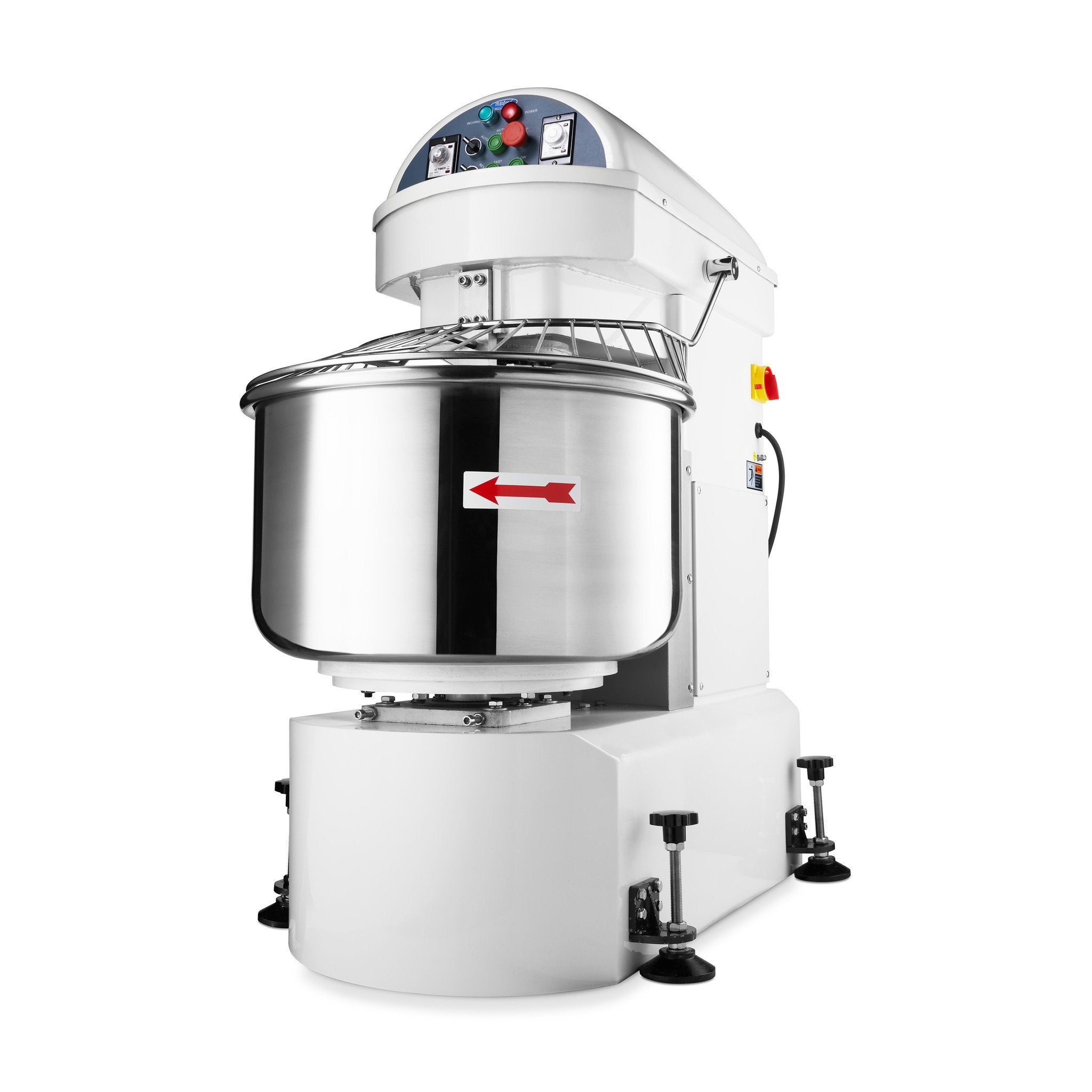 Pétrin à Spirale 100 Litres - 2 Vitesses - 400V - clicktofournisseur.com