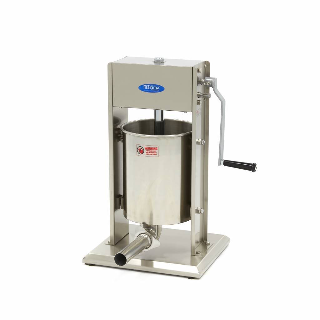 Remplissage de Saucisse 10L - Vertical - Inox - 4 Tubes de Remplissage - clicktofournisseur.com