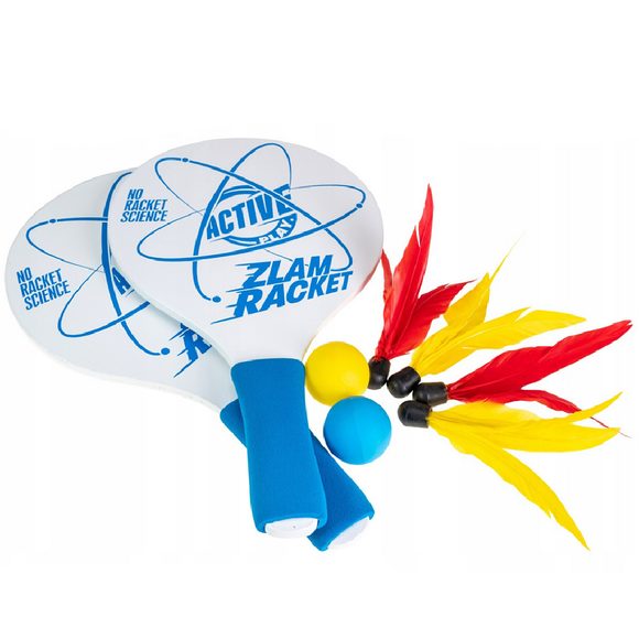 Raketės Su Plunksnomis Paplūdimyje Active Plau