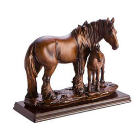 2 Horses Family Figurine - 0