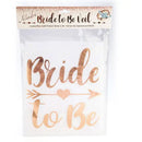 Rose Gold Bride To Be Veil-1