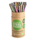 8mm Rainbow Metallic Steel Straws (30 pcs)-3