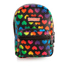 Black Rainbow Hearts BooBoo Backpack Mini-1