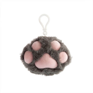Furever Pets Cat Paw Plush Keychain - 0