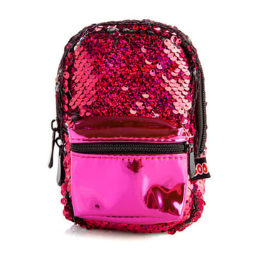 Fuchsia Sequins BooBoo Backpack Mini - 0