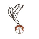 Gemstone Tree of Life Pendant Necklace-1