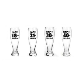 Happy Birthday Pilsner Glass - 0