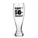 Happy Birthday Pilsner Glass-8