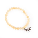 Wishstone Collection Honey Jade Bead Bracelet-1