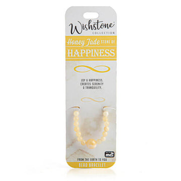 Wishstone Collection Honey Jade Bead Bracelet - 0