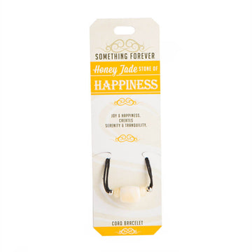 Wishstone Collection Honey Jade Cord Bracelet