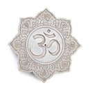 Om Lotus Flat Incense Burner