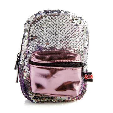 Pink Sequins BooBoo Backpack Mini - 0