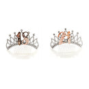 Rose Gold and Silver Tiara-2