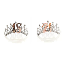 Rose Gold and Silver Tiara - 0