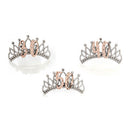 Rose Gold and Silver Tiara-3