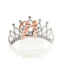Rose Gold and Silver Tiara-5