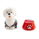 Sheepdog with Bowl Salt & Pepper Set