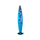 Blue-Blue-Blue Metallic Peace Motion Lamp